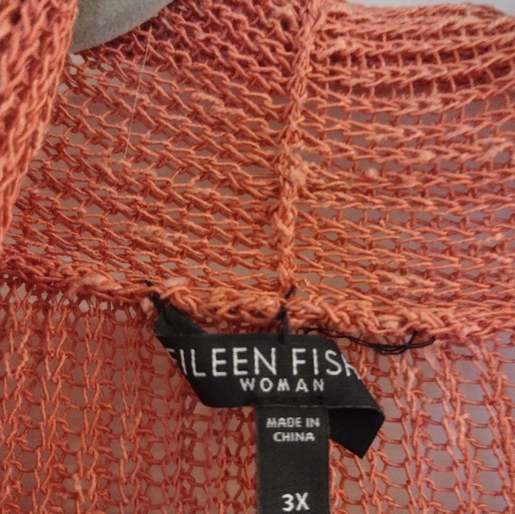 Eileen Fisher Linen Cardigan - Picture 3 of 4